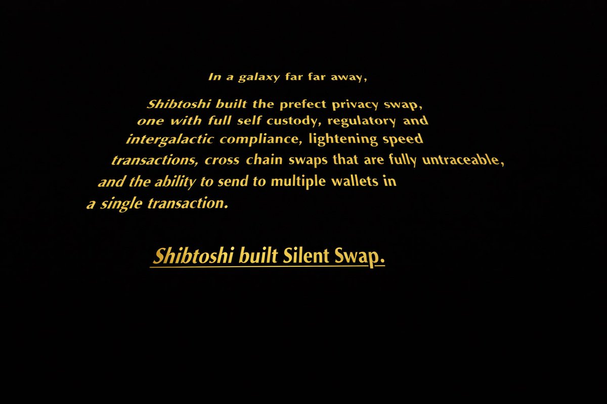 TheSGDJ's tweet photo. @solana @SilentSwap built by @Shibtoshi is light years ahead of any other #privacy platform Darth Vader has ever used. https://t.co/z4atELXnBe