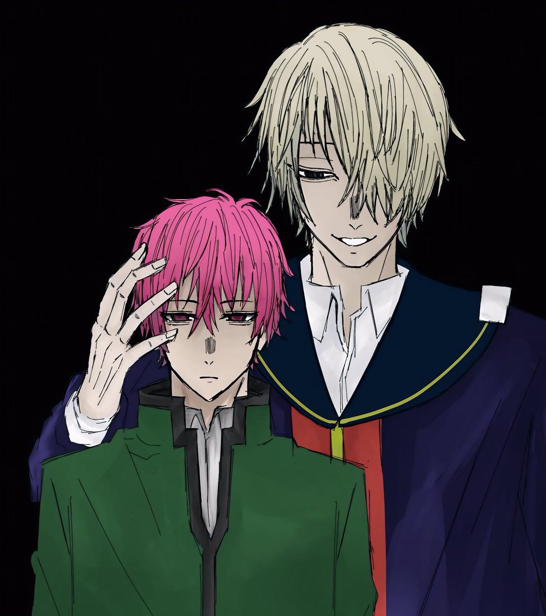 空助と楠雄 #斉木楠雄 #斉木楠雄のΨ難 #斉木空助 #イラスト #絵