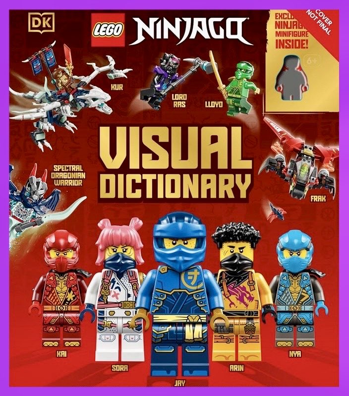 PoshHobby's tweet photo. https://t.co/3ZywliQrqJ just leaked the draft cover for the LEGO NINJAGO Visual Dictionary Updated Edition (Oct 1, 2026) – celebrating 15 years of Ninjago!

Jay takes center stage on the red cover, flanked by the ninja team, dragons, and villains. The silhouetted exclusive minifig placeholder has fans buzzing – could it be ZX Jay?

Gold anniversary edition (like 71866 Legacy) or classic silver pauldrons from Rise of the Snakes? Either way, LEGO is masterfully building the hype!

Gold or silver? What’s your bet for the exclusive? 👇 #Ninjago15th #PoshHobby