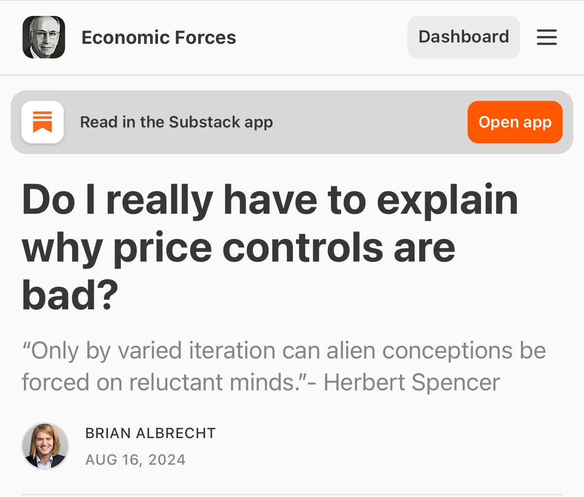 And I wrote this about the other candidate…