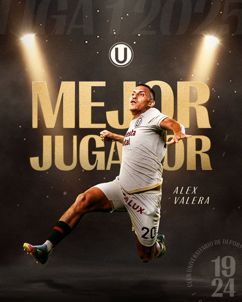 𝗘𝗟 𝗠𝗘𝗝𝗢𝗥 𝗦𝗜𝗡 𝗗𝗜𝗦𝗖𝗨𝗦𝗜𝗢́𝗡 🥇🎯

Alex Valera fue premiado como el mejor futbolista de la Liga 1 2025.

¡Felicitaciones, «Valegol»!

#UnaHistoriaDeGrandeza