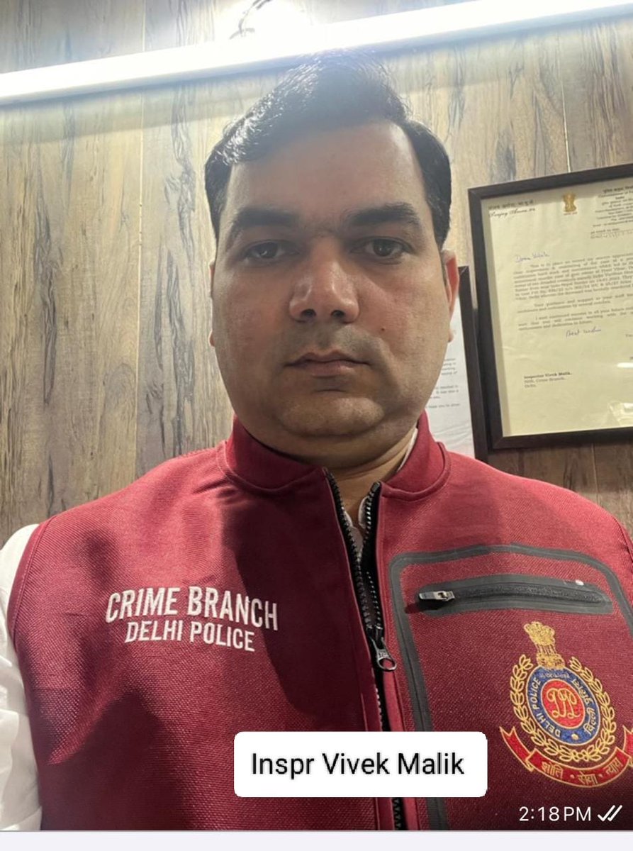 CrimeBranchDP's tweet photo. 🚨 BIG BREAKTHROUGH | NDR, CRIME BRANCH | DELHI POLICE 🚨

👊 Three hardcore criminal arrested after interstate manhunt
📍 Absconding accused of a murder of PS Narela Industrial Area, Delhi
🏃‍♂️ On the run for months, constantly changing locations
📍 Tracked down & nabbed from Begusarai, Bihar
🧠 Prime accused: Bad Character with 35+ criminal cases
💪 Successful operation led by Insp. Vivek Malik, under ACP Umesh Barthwal and overall supervision of DCP Sh. Pankaj Kumar.

🚨 बड़ी सफलता | NDR, क्राइम ब्रांच | दिल्ली पुलिस 🚨

👊 तीन शातिर आपराधिक अंतर्राज्यीय अभियान में गिरफ्तार
📍 थाना नरेला इंडस्ट्रियल एरिया, दिल्ली में हुई हत्या के फरार आरोपी
🏃‍♂️ कई महीनों से फरार, लगातार ठिकाने बदल रहे थे

📍 बेगूसराय, बिहार से दबोचे गए आरोपी
🧠 मुख्य आरोपी कुख्यात बदमाश, 35 से अधिक आपराधिक मामलों में संलिप्त
💪 सफल अभियान का नेतृत्व निरीक्षक विवेक मलिक द्वारा किया गया,  एसीपी उमेश बर्थवाल के निर्देशन में डीसीपी श्री पंकज कुमार के समग्र पर्यवेक्षण में

https://t.co/NZlnfDWYkV
#DelhiPolice
#CrimeBranch 🚔🔥
@delhipolice