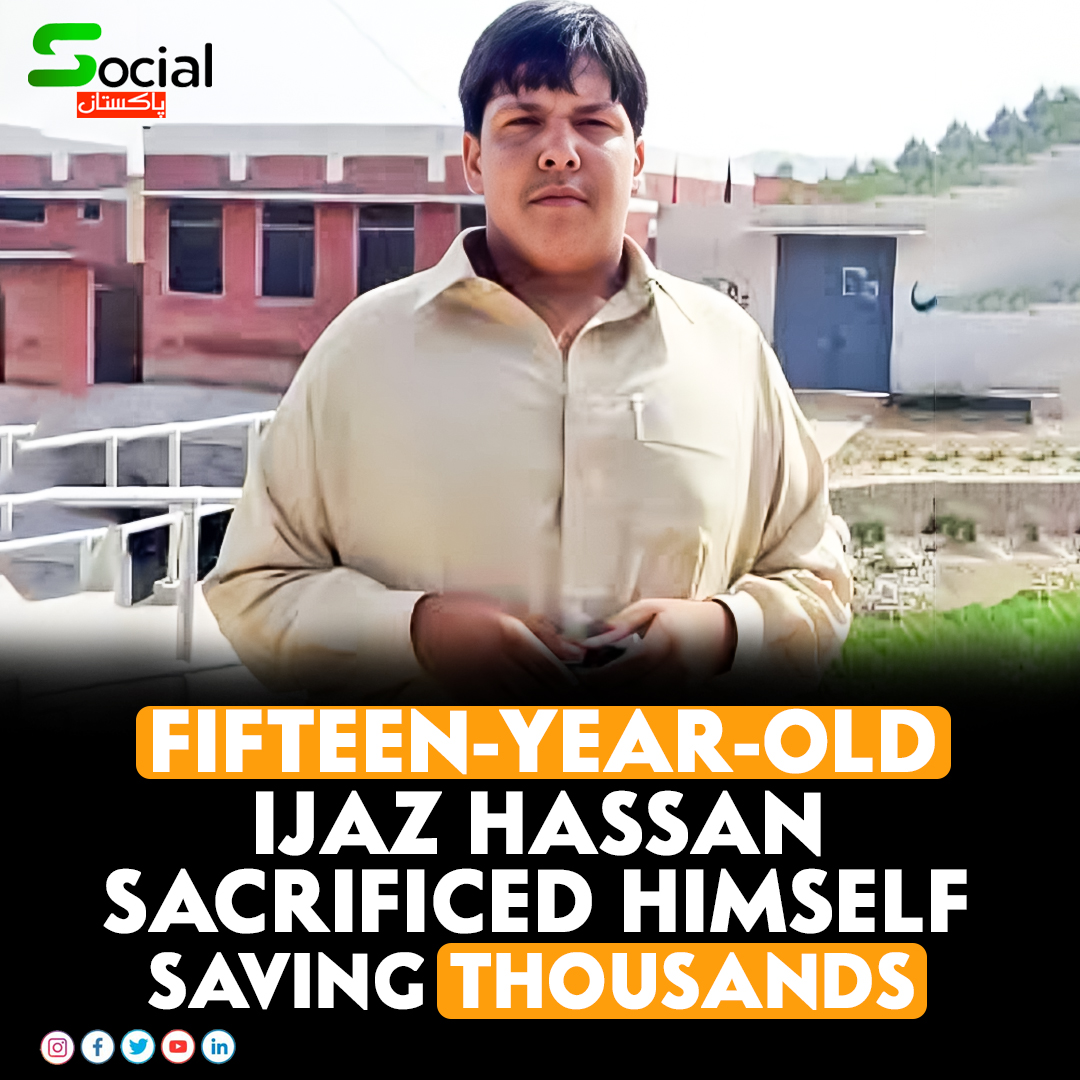 socialpakistan_'s tweet image. In the hills of Hangu, 15-year-old Aitzaz Hasan spotted a suicide bomber nearing his school of 2,000+ students. He tackled the threat head-on, sacrificing his life to save thousands. True heroism. 🇵🇰 #AitzazHasan #PakistaniHero #SocialPakistan