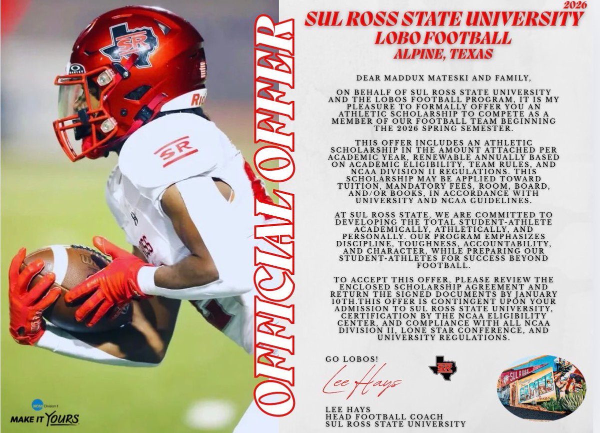 Maddux Mateski (6’3 200) tweet media