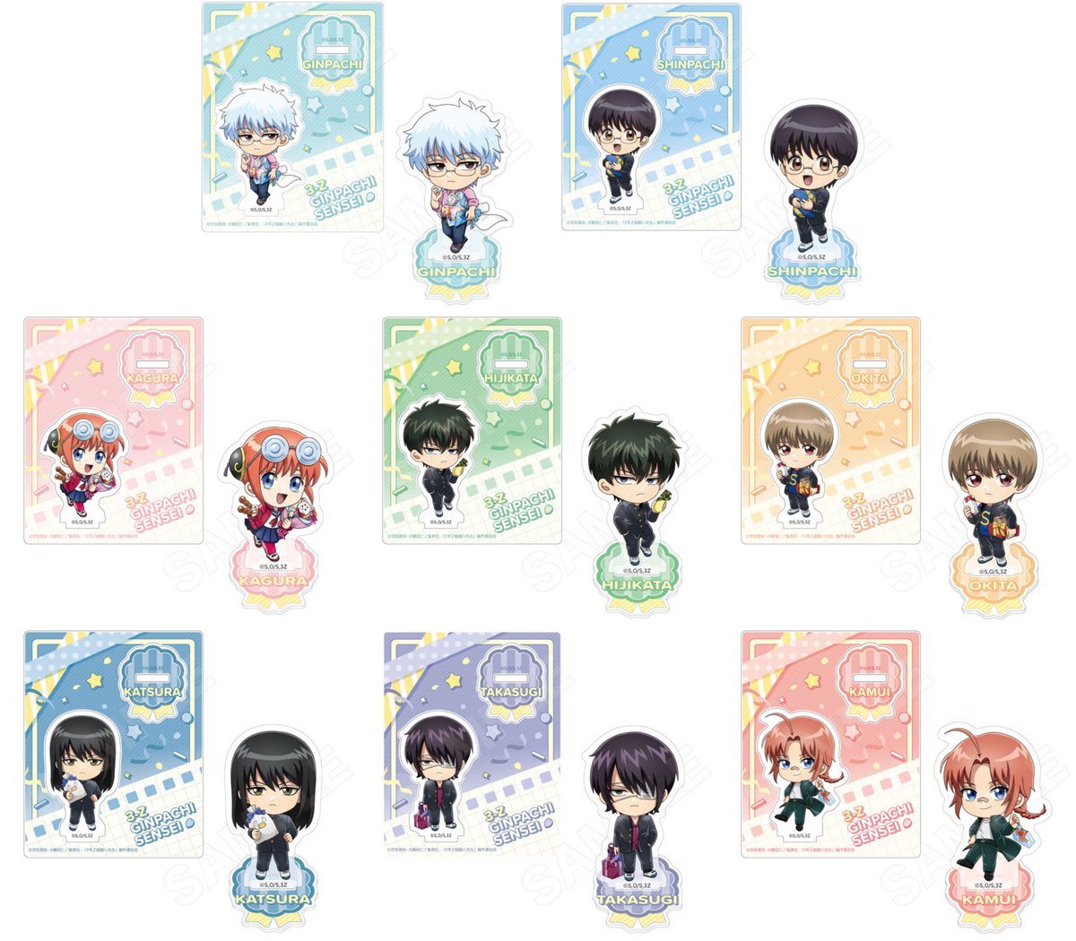 あみあみにて在庫販売中！ 3年Z組 銀八先生 アクリルスタンド