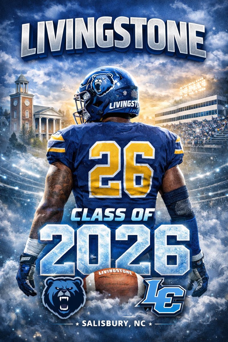 TjArmstrong71's tweet photo. Excited to get on campus tomorrow! Looking forward to the visit @CoachWTrenchMob @BallCoachNeal @Livingstone_Fb @DariusJamesHFC @THE_44_BULLDOG @KappaKraig3 @CoachBowden1906 https://t.co/GTFIO1LrOe