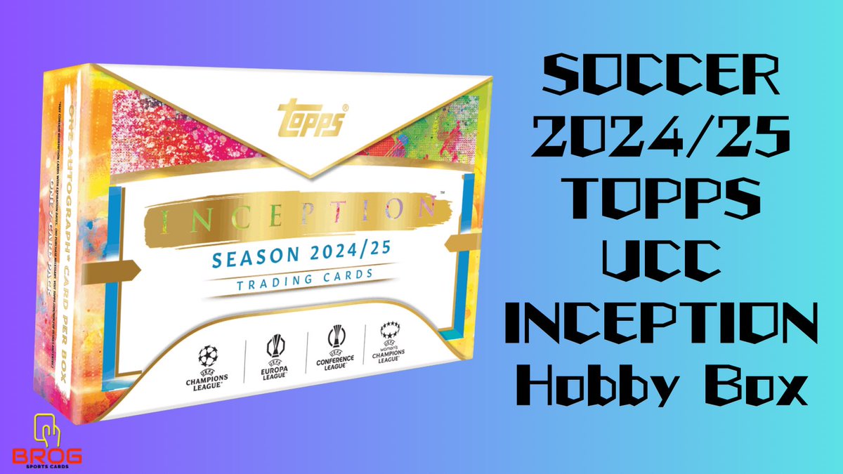 BROG_SUIDOBASHI's tweet photo. ⚽️SOCCER 2024/25 TOPPS UCC INCEPTION Hobby Box⚽️
✨店頭販売中✨
鮮やかなデザインとスター選手達がここに‼️
#socce #UEFA #tradingcards #水道橋
#スポーツカード https://t.co/vyXHSfoEsa