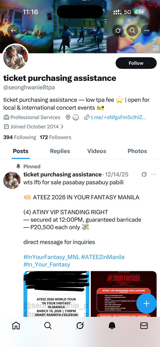 updated scammer username account @seonghwanie8tpa