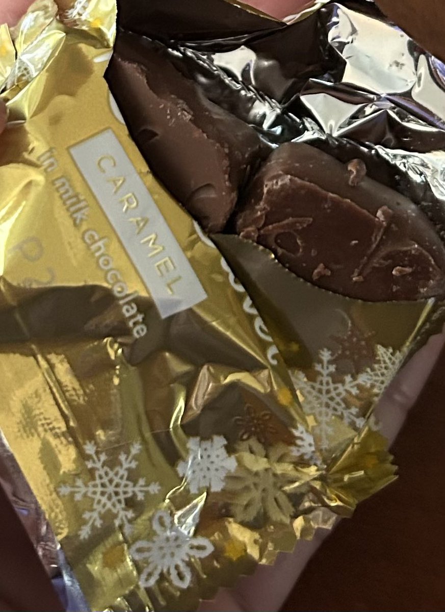 Two pieces of chocolate instead of one…😉 #RussellStover