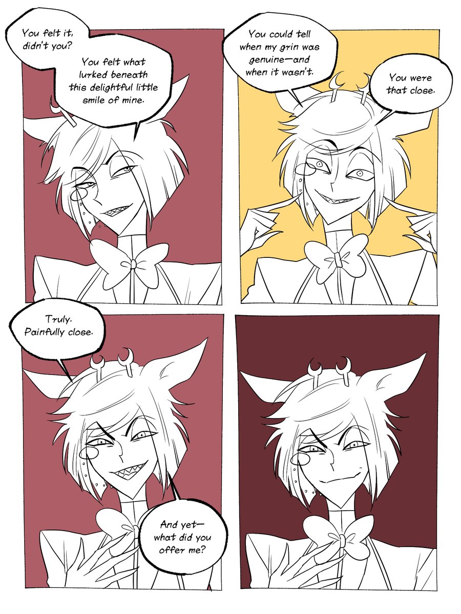 hazbinzzz's tweet image. Alastor’s point of view. (1/2)
#HazbinHotel #radiostatic #staticradio #voxal