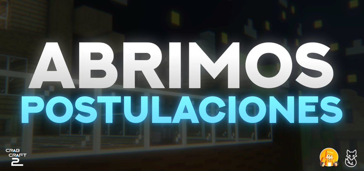 TheCrazyQuevi's tweet image. Buscamos 185 PARTICIPANTES, para un evento de MINECRAFT llamado: "CRAB CRAFT GAMES 2", basado en "Squid Game" y el juego de Steam "Crab Game". 🦀

Para tener OPORTUNIDADES de PARTICIPAR sigue los siguientes REQUISITOS: 

1. 💟 &amp;amp; 🔁
2. ¡Escríbeme a DM's tu solicitud de participar!