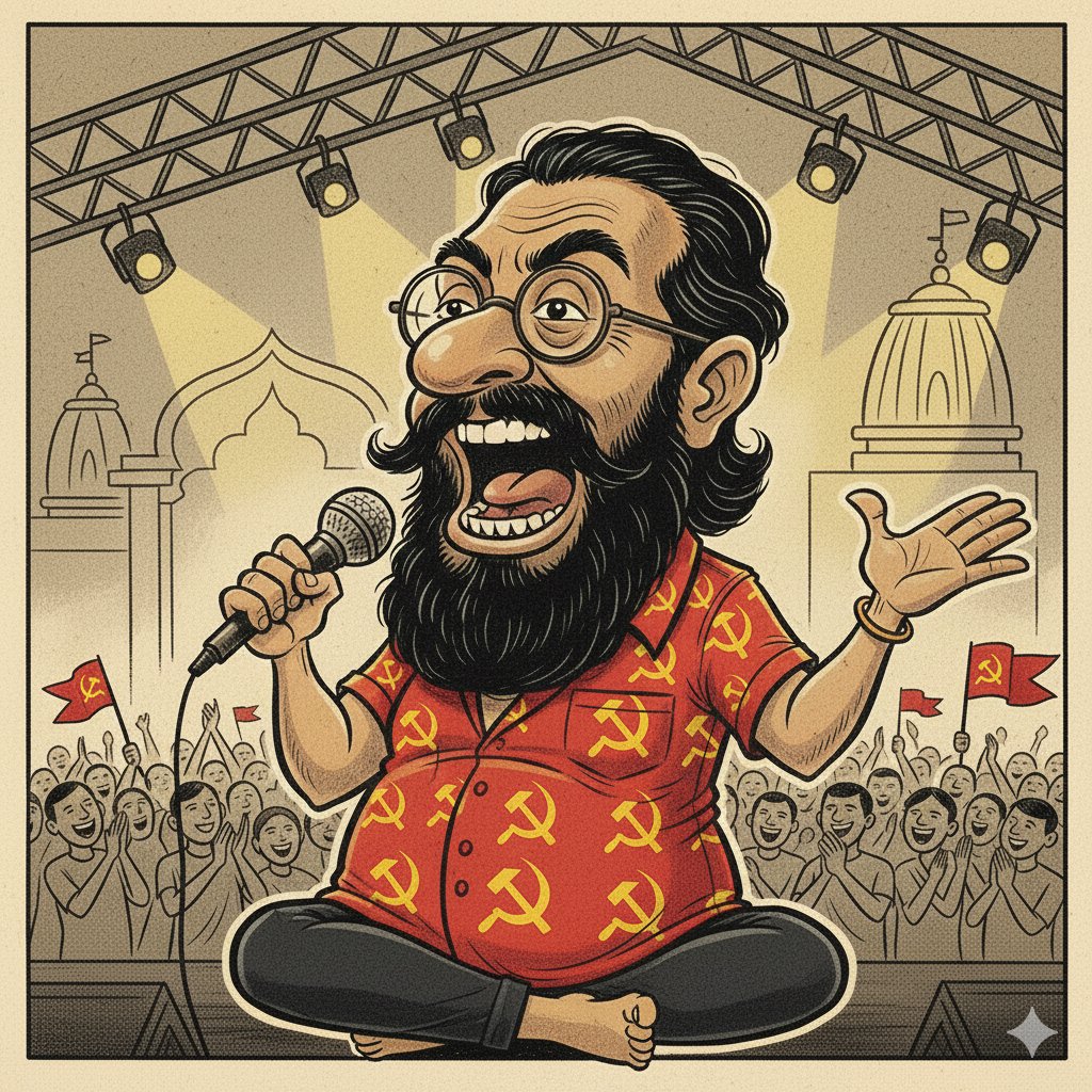 agsrikrishna's tweet photo. @sandhyaravishan @svembu Will start taking Newsminute articles seriously when they dare to paint a similar picture of TM Krishna like they did with Sridhar Vembu.

But all we will see is, how TMK gave a "gripping" speech.. https://t.co/Z0bPez4Dxh