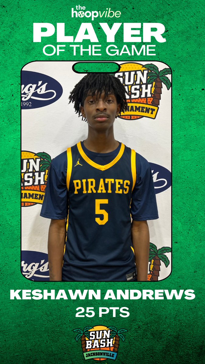 thehoopvibe's tweet photo. Game 3: @sunbashtourney Jacksonville

Final Score

Boca Ciega 80
Uni. Christian 69

Players of The Game

2026 G Keshawn Andrews (25 PTS) - Boca Ciega

2027 G Damarri Young-Grant (15 PTS) - University Christian https://t.co/dlnNIw3Ins