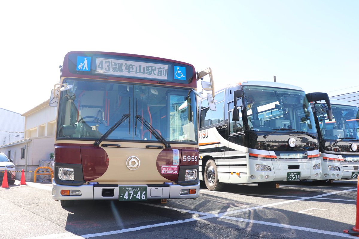 ✨奈良交通様の朝市に参加しました✨ 展示車両は復刻デザインの5959