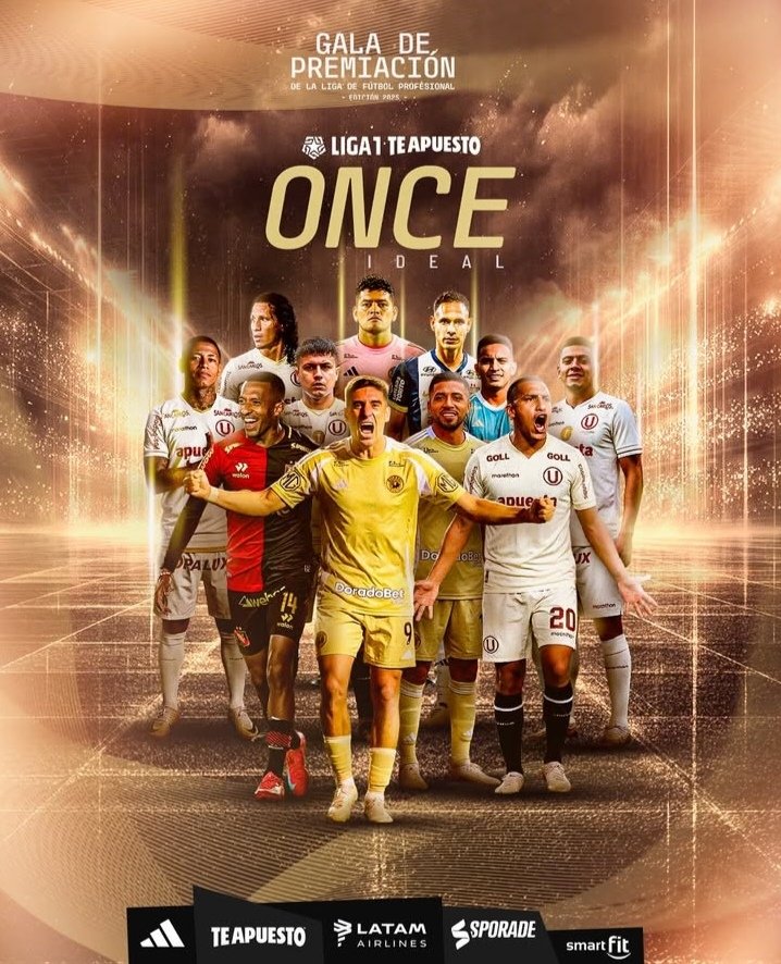 Muy bonito grafico de la <a href="/Liga1TeApuesto/">Liga1 Te Apuesto</a> para el Mejor once del año, claro, con la presencia de Alex Valera en la delantera
