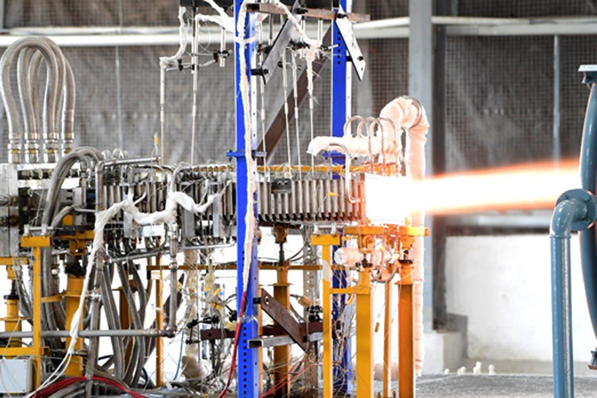 ParveenKaswan's tweet photo. In a major technological breakthrough; Hyderabad-based DRDL ( a #DRDO lab) has successfully conducted a 12+ minute long-duration ground test of a full-scale, actively cooled #SCRAMJET combustor at its SCPT facility, significantly strengthening India’s #Hypersonic Cruise #Missile programme. The scramjet engine is designed to power hypersonic cruise missiles capable of flying at speeds over five times the speed of sound.
In simple terms #RAMJET engine uses ram effect for compression (using vehicles own speed for first stage compression) - but in this case combustion happens at subsonic speed. Result vehicle speed is supersonic.
In SCRAMJET (Supersonic Combustion RAMJET) the combustion happens at supersonic speeds. The technology gives hypersonic speed to vehicles.
We are one more step closer for our own SCRAMJET engines and hypersonic missiles/vehicles.
To all the scientists and engineers 👏🏽👏🏽