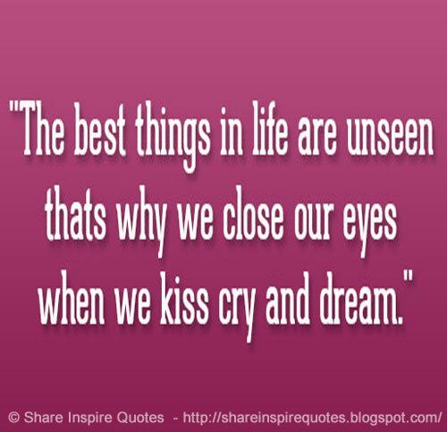 TheWizKhalifa's tweet image. The best things in life are unseen; that's why we close our eyes when we kiss, cry, and dream.

#UnseenBeauty #LifeWisdom #DeepThoughts #Emotions #DreamBig #Heartfelt #Reflection #Quotes #ShareInspireQuotes