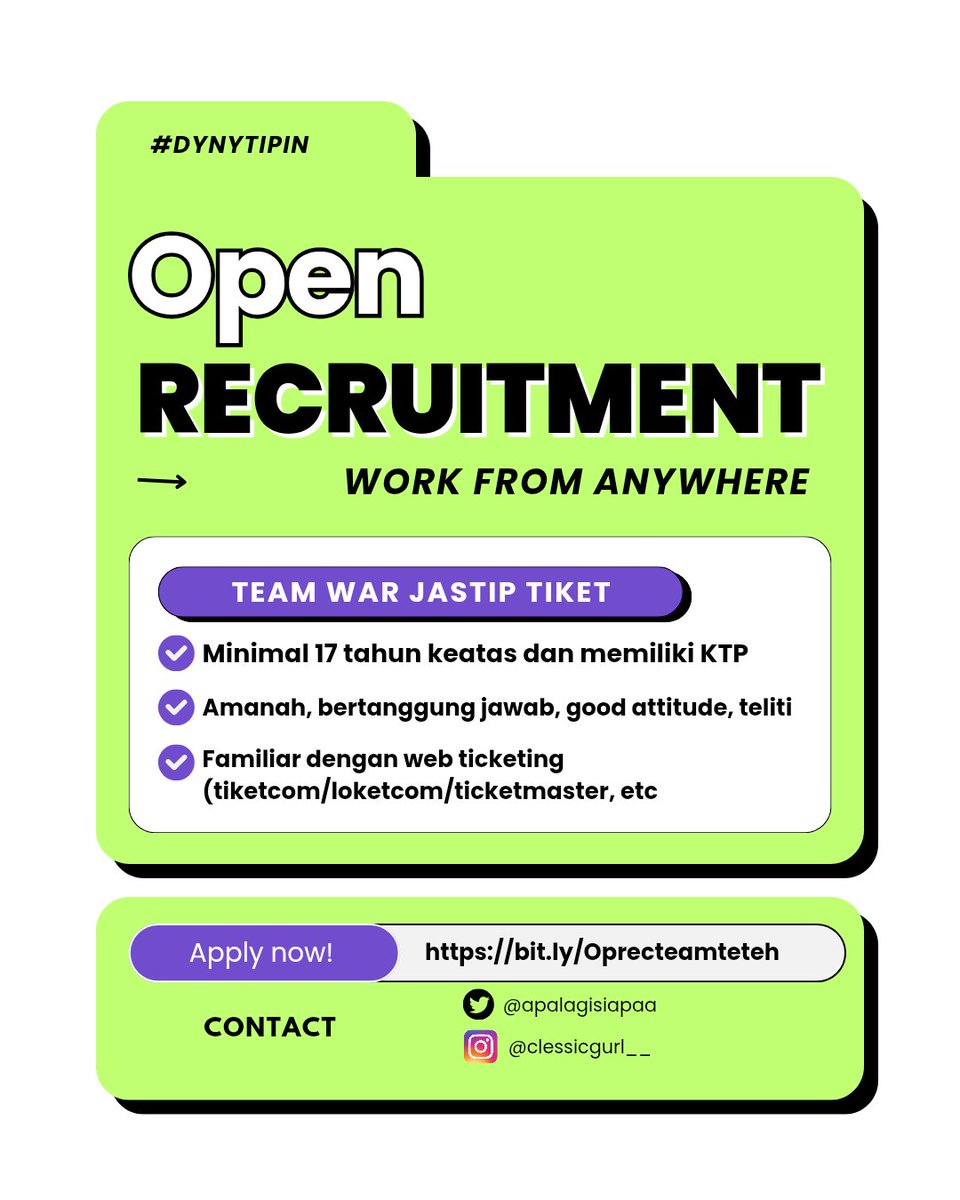 dynyyyy/teteh jastip tiket/mt after dm tweet media