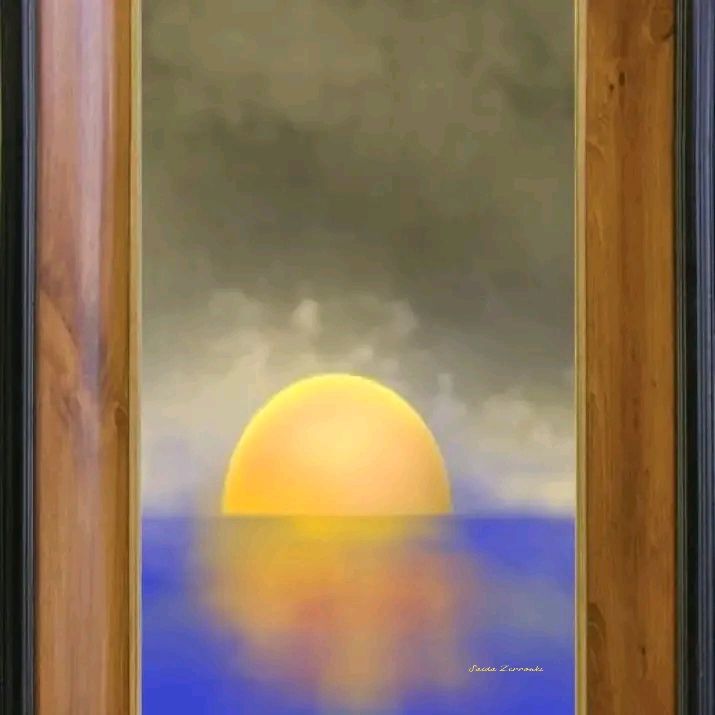 saida_ze's tweet photo. Art of the Day! "Sun set". Buy at: https://t.co/MMEfNAJv3s https://t.co/00t7XPPbuD