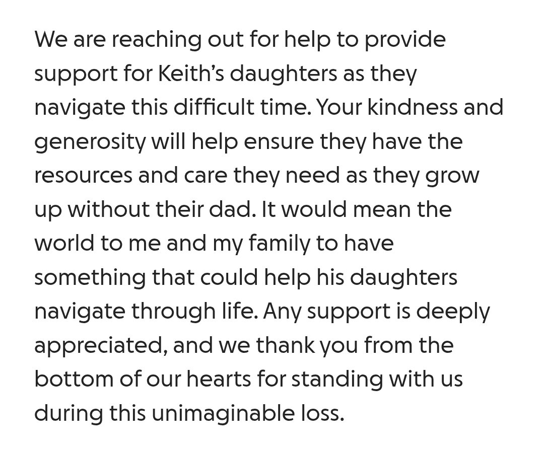 atlajala's tweet image. this is a verified gfm for the family, specifically the daughters, of Keith Porter Jr., set up by his father. please give generously and share widely. gofundme.com/f/support-for-…