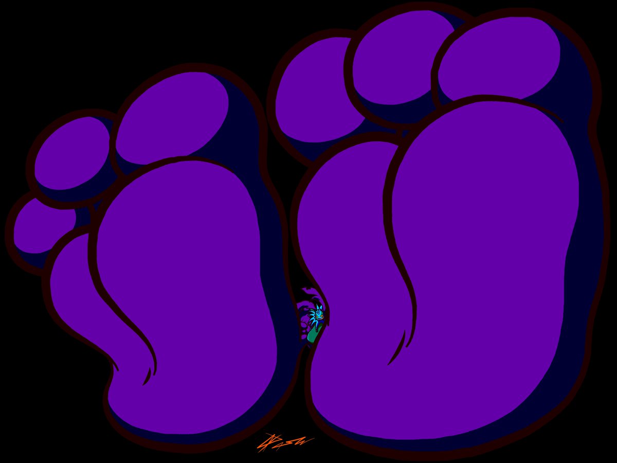 artzzonk's tweet photo. "Don't underestimate my proportions, weaklings...! My feet can be JUST as big as my hands!"

A little something for @SmilyFaggot and all the other Cherubimon foot lovers out there. https://t.co/srPTJvNZED
