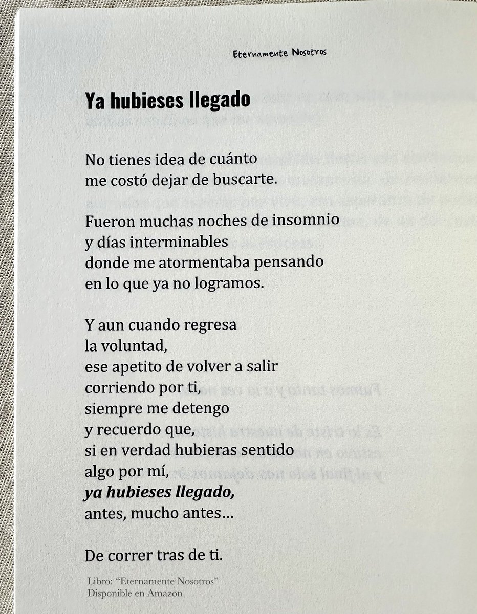 JaiiWriter's tweet photo. Libro: “Eternamente Nosotros” 📗 https://t.co/nUnLyBBLia