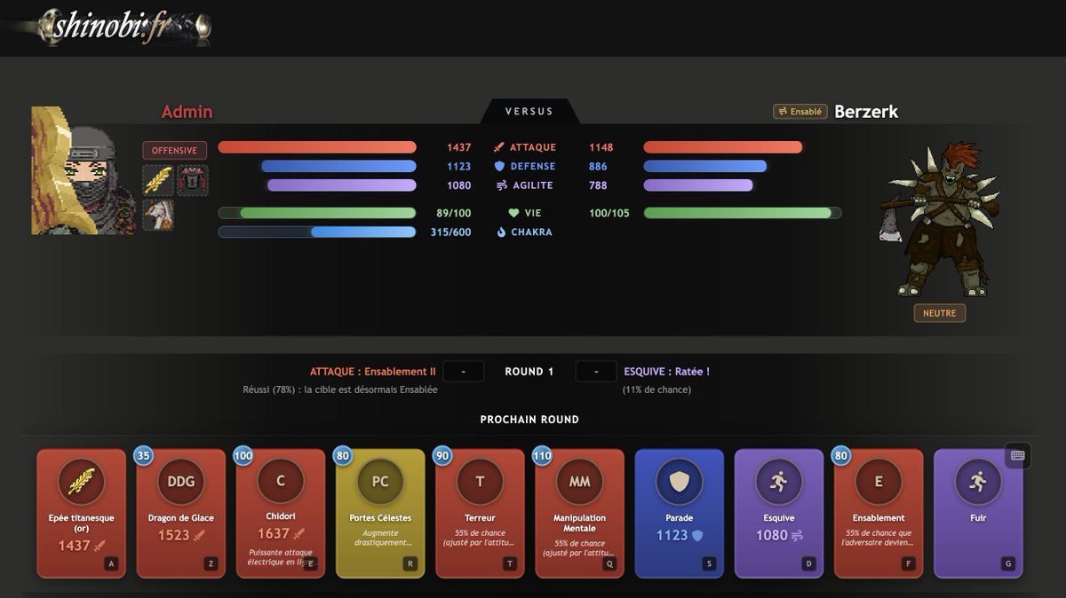 Les monstres peuvent désormais subir des altérations ! (exceptées celles liées au genjutsu, évidemment)