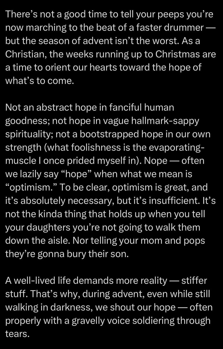 JBurnidge's tweet photo. A word on hope by @BenSasse https://t.co/qwSytkon61