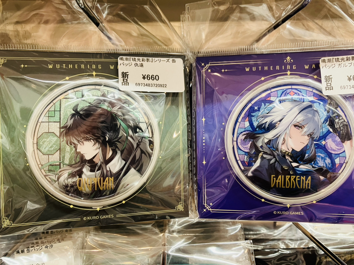 鳴潮 オーガスタ Tシャツ アクリルブロック 池袋 パルコ 缶バッジ 鳴潮