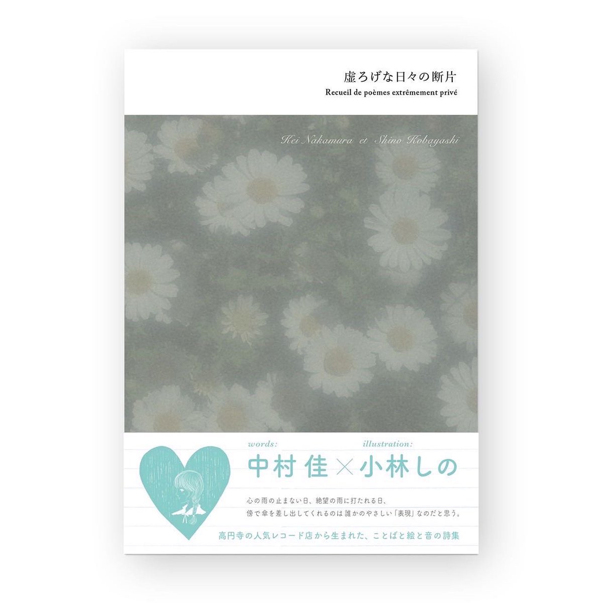 ブルーベリーレーベルのdemo tracksコンピに "近藤健太郎"ソロ名義で参加させて頂きました✨kei nakamuraさんの詩集 "虚ろげな日々の断片" ～ Recueil de poèmes extrêmement privé ～に提供した楽曲「Lost