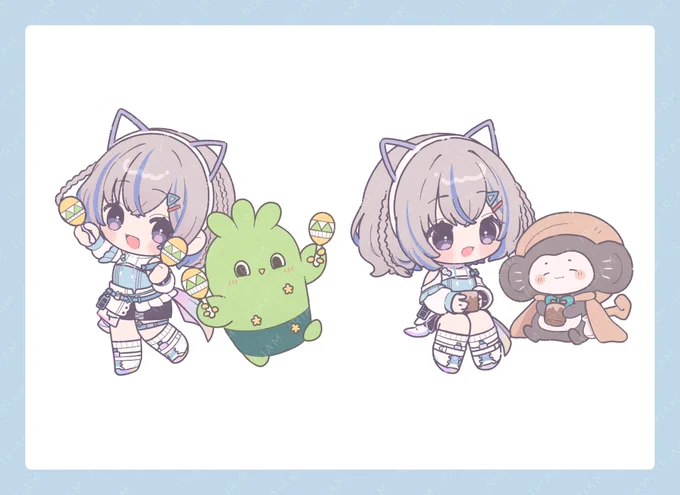 ✦ おしごと ✦ IRIAM様のイベントサンプル用イラストを製作させていただきました!