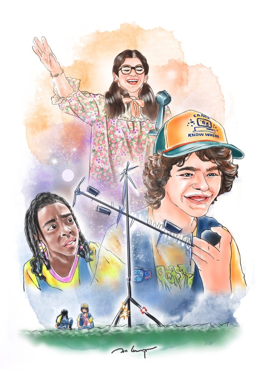 Back again with another one of the best scenes from the series Stranger Things.
Save the world  Dustin and Suzie   Stranger Things S3 _fannart  ❤⚡🕷

#StrangerThings  #netflix   #Dustin  #GatenMatarazzo #GabriellaPizzolo. #EricaSinclair #Priah #NeverEndingStory 
#rotdeepduck