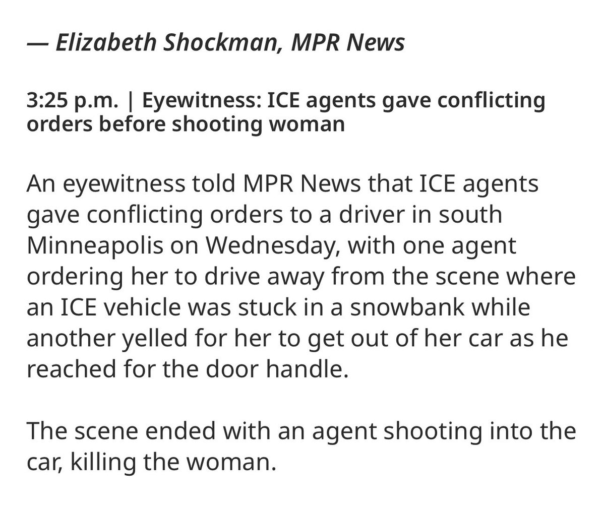 DrForemanEric's tweet photo. @olawarszawianka She listened to the ICE agent ordering her to drive away. https://t.co/aUEBjzsHcM