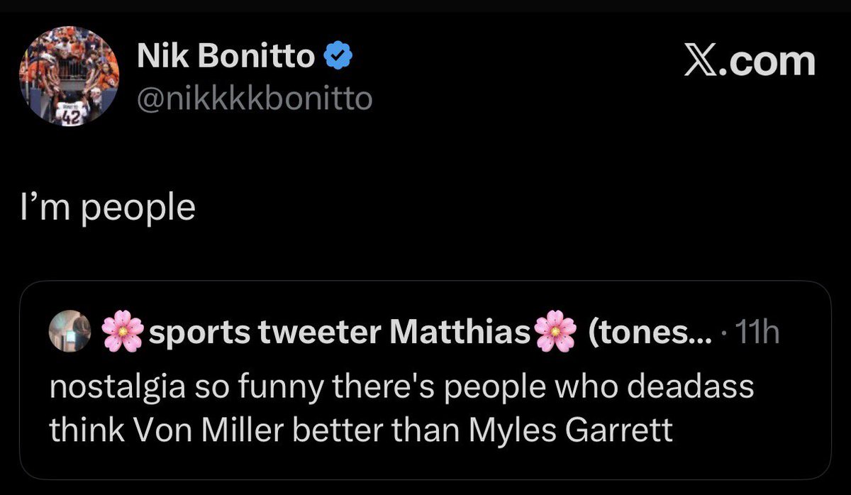 ZacStevensDNVR's tweet image. Didn’t know Nik Bonitto could be more loved by Broncos Country. But here we are