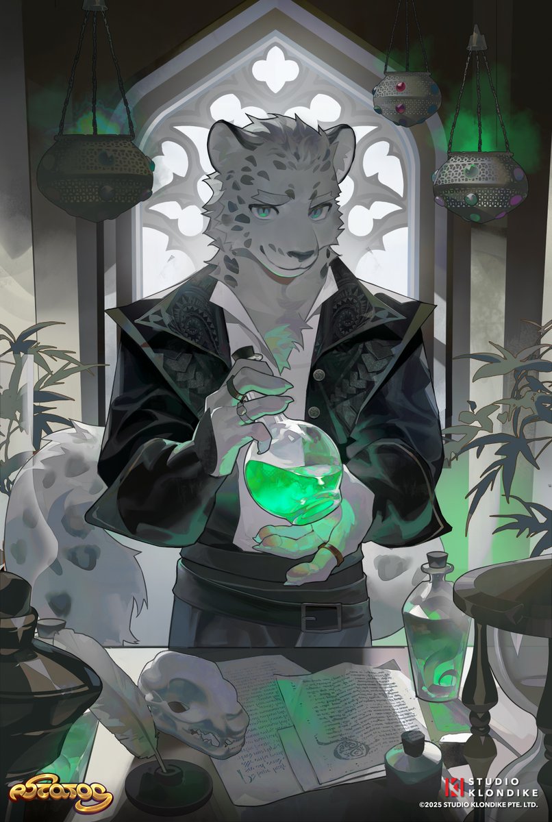 NekojishiTW's tweet photo. Krokos - The Final Remedy #Astatos

'For every cure, every mithridatium concocted— you're left with another feeble poison that will no longer end you.'  

Full Artwork: @N16_furry
