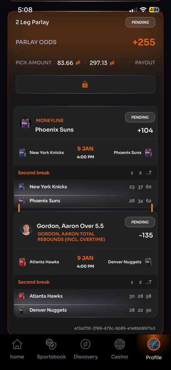 phobiacards's tweet photo. Just need Suns to win. AG cleared 5.5 with ease https://t.co/eLn4dgPSWZ