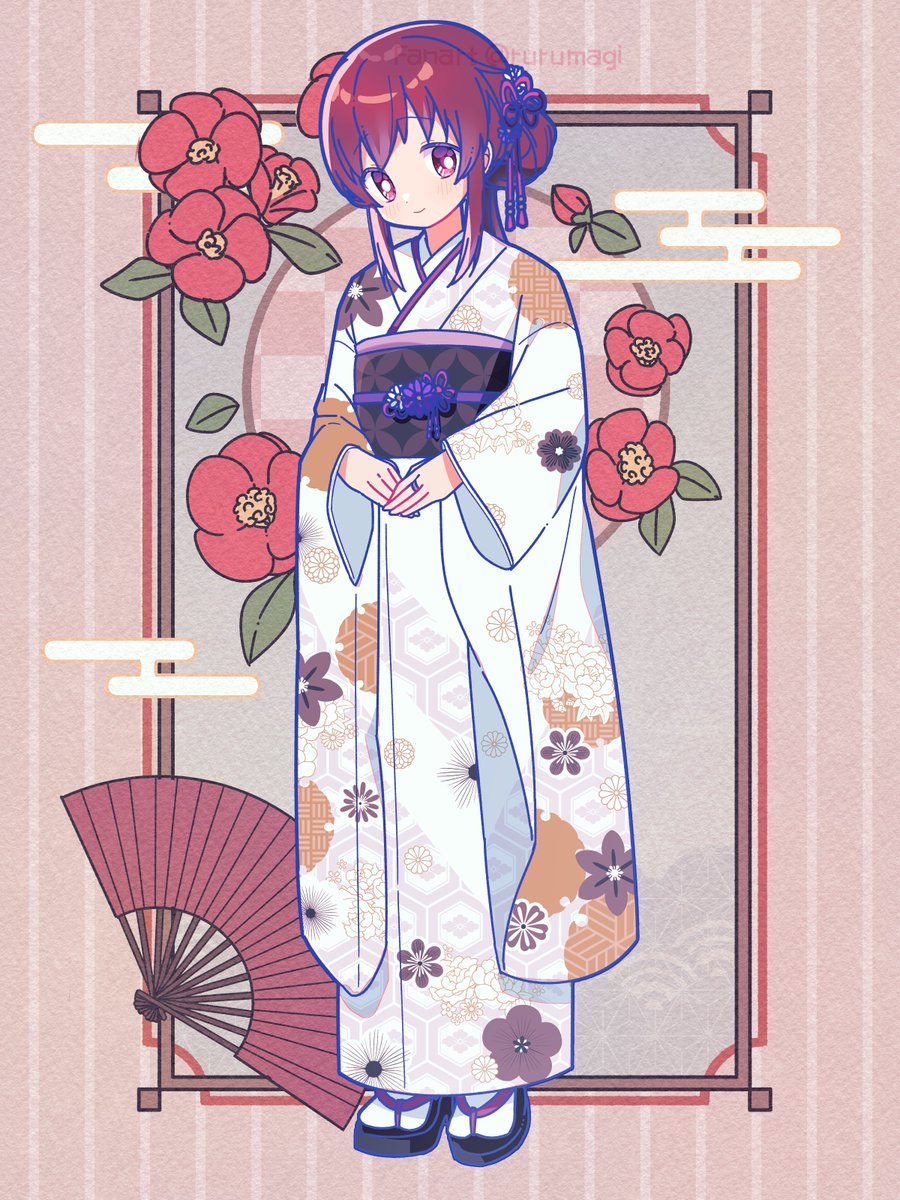 晴れ着月夜ちゃん