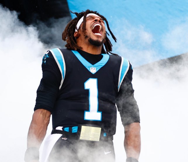 1PantherPlace's tweet photo. Playoffs. Panthers.
Panthers. Playoffs.
Bryce. Cam.
Cam. Bryce. 

We’re back. 

We’re so back.

Clutch. Noon. Saturday.

@997TheFox https://t.co/qTLEqUlr2X