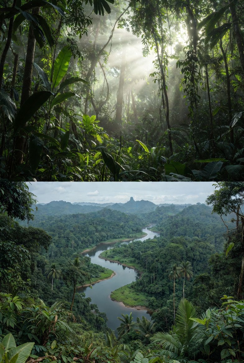 It stores 150-200B tons of carbon &amp; generates 20% of Earth's oxygen. But 17% has been lost in 50 years to logging, farming &amp; mining.Brazil's deforestation fell 11% in 2025 to lowest in 11 years, thanks to enforcement. Still, degradation from fires &amp; drought threatens its future.