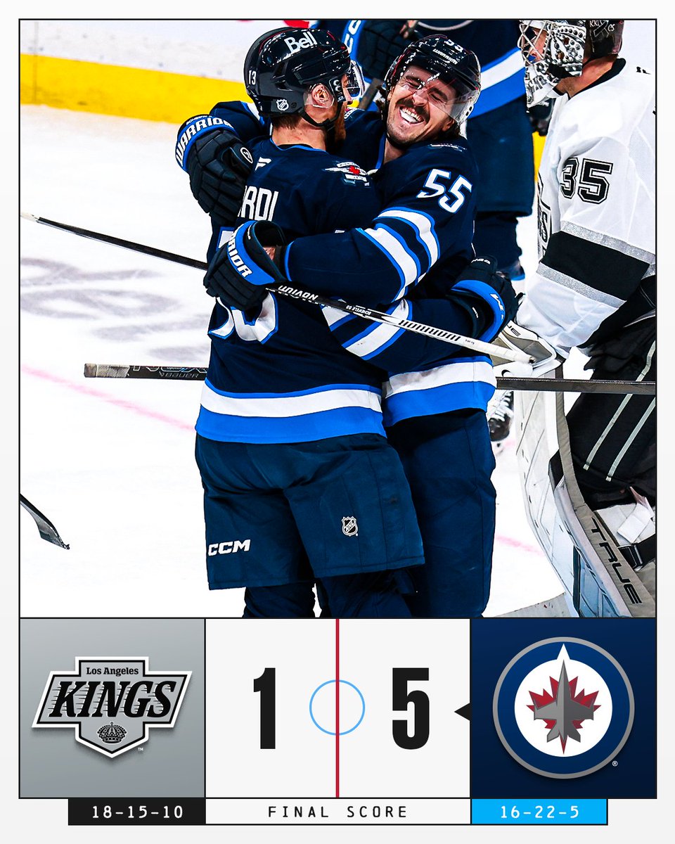 NHL's tweet photo. The @NHLJets secure two points at home! 🏡 https://t.co/hOrHPk0RsV