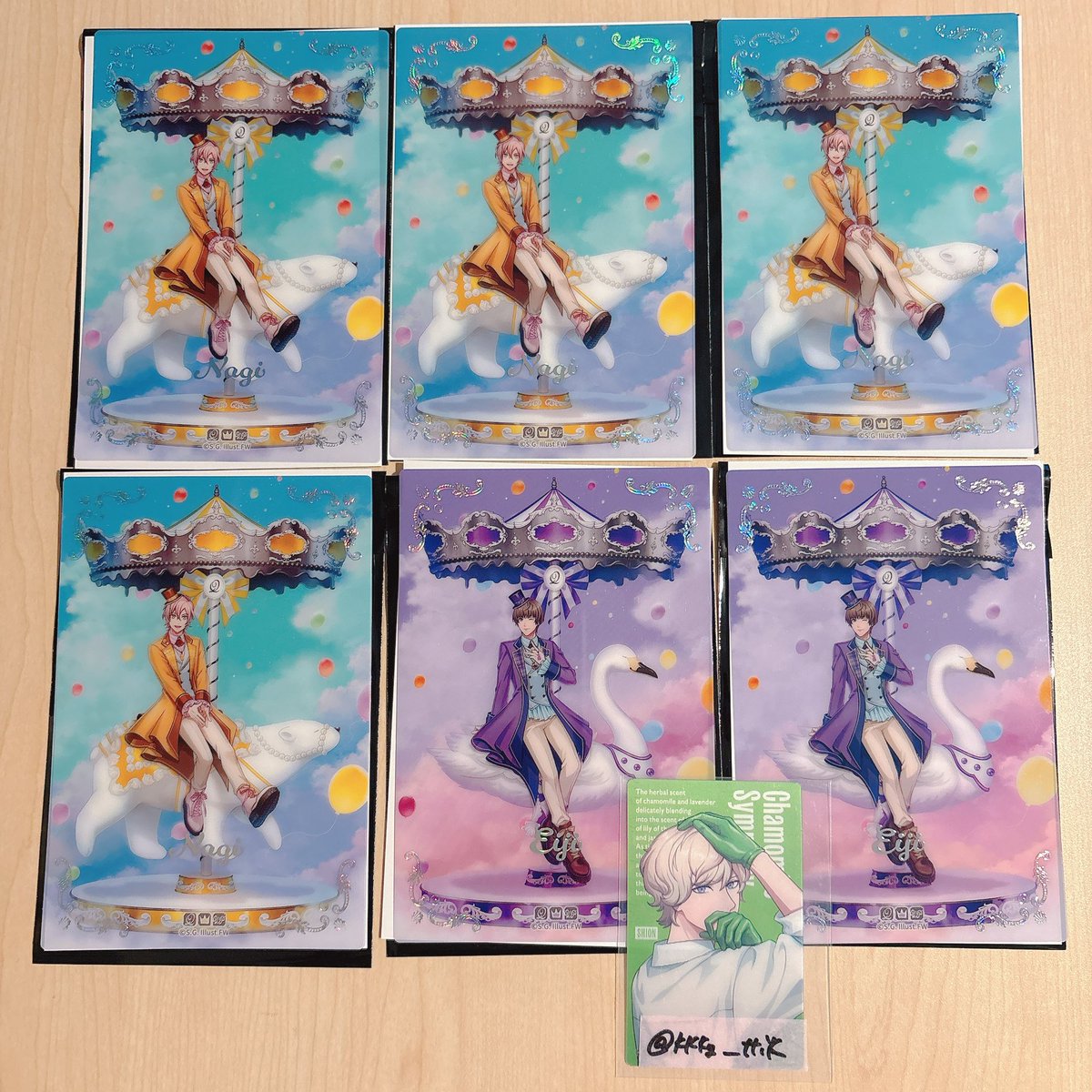 kkky_ttik's tweet photo. 【交換/譲渡】うたプリ ワンダーランド クリアカード クリカ

譲:瑛一 綺羅 ナギ 瑛二 ヴァン 大和
求:シオン or 定価

ただいま会場内におります。ある程度交換が見つかりましたら定価譲渡へ切り替えます。よろしくお願い致します。 https://t.co/0eAXq7enz3