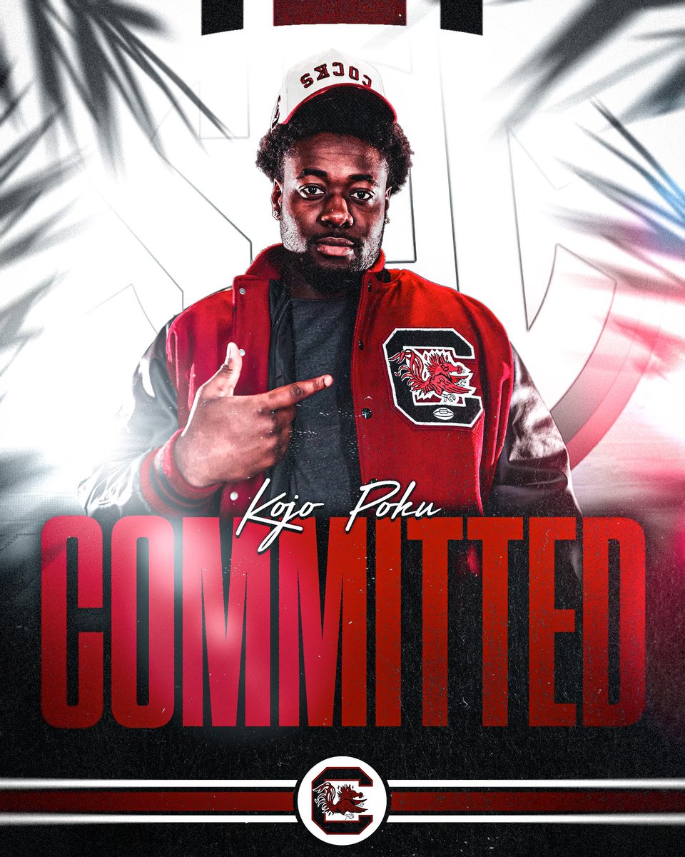OlympicFB's tweet photo. @Kojo_Pok heading to @GamecockFB 
‘22 @OlympicTrojans Alum

#AStandard https://t.co/pxIAa6E22h