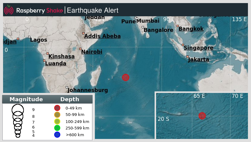 raspishakEQ's tweet photo. Preliminary M5.5 #Earthquake
ID: #rs2026aquglh
304km from #PortMathurin, #Mauritius-ReunionRegion
2026-01-10 03:22 UTC
Source: #USGS
@raspishake
Join the largest #CitizenScience EQ community ➡ https://t.co/Y5O0dgJqJF
EVENT ➡ https://t.co/IwmK5TD3Uo https://t.co/7dHv33cfp5