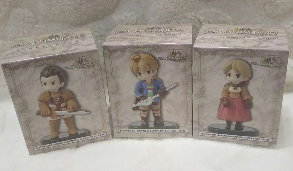 ファイナルファンタジー ミニチュアフィギュアコレクション Vol.1 3種