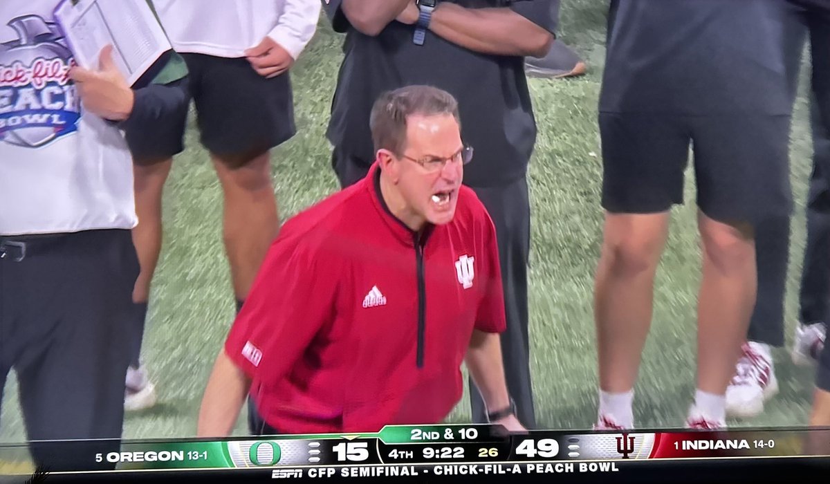 Look at the scoreboard, coach. Chill.