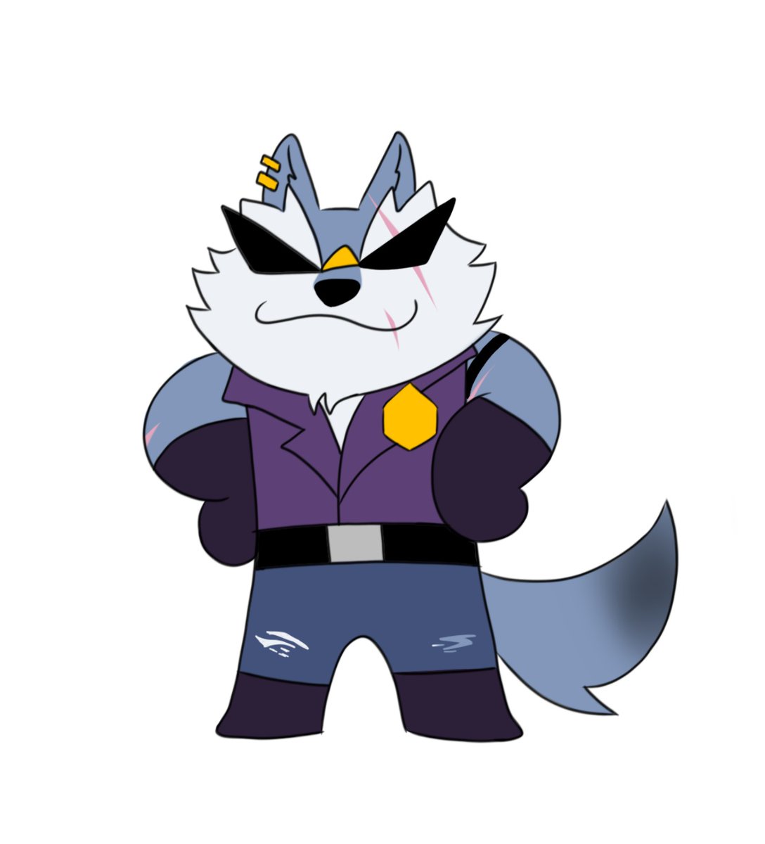 Pink6Niz's tweet image. A little Freddy from something im making