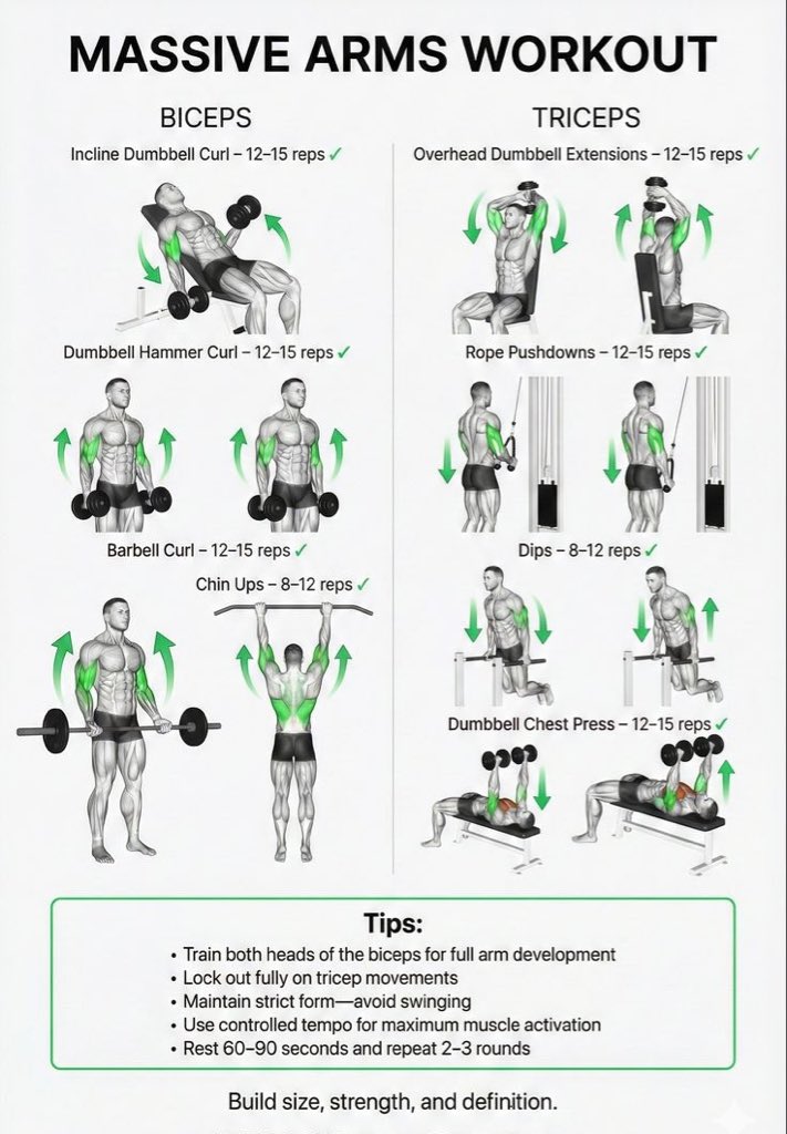aesthetics_way's tweet photo. Massive Arms Workout https://t.co/wjlIz50WyD