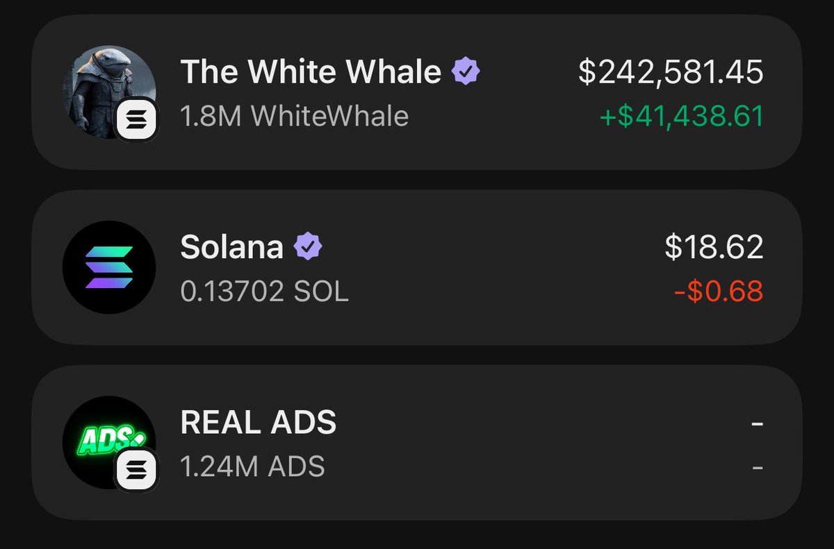 Mystayor's tweet image. I bought this $Whitewhale for $200 on one of my dust wallets as soon as I called it on my free Telegram and now it’s worth $240,000. Holy fuck !

a3W4qutoEJA4232T2gwZUfgYJTetr96pU4SJMwppump

As promised i will send 2.5 $SOLANA worth $345 to someone who just like this tweet &amp;amp;…