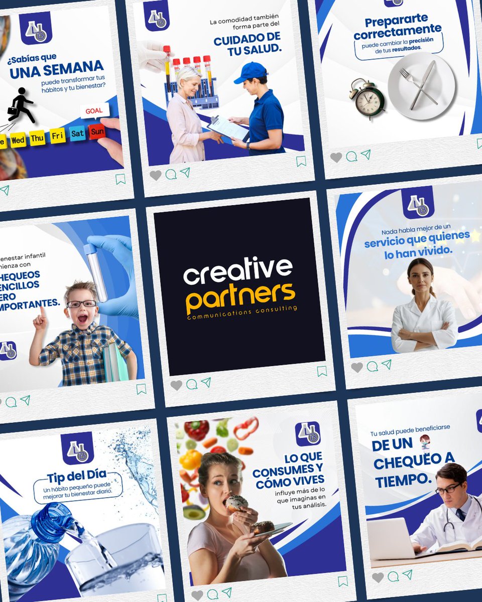 creativeprcorp's tweet photo. Manejo de redes sociales estratégico para Laboratorio Clínico Bayaney, enfocado en profesionalismo y confianza digital.

#CreativePartnersPR
#VisibilidadQueImpacta
#MarketingDigital
#PR https://t.co/0Z8MK8d53h