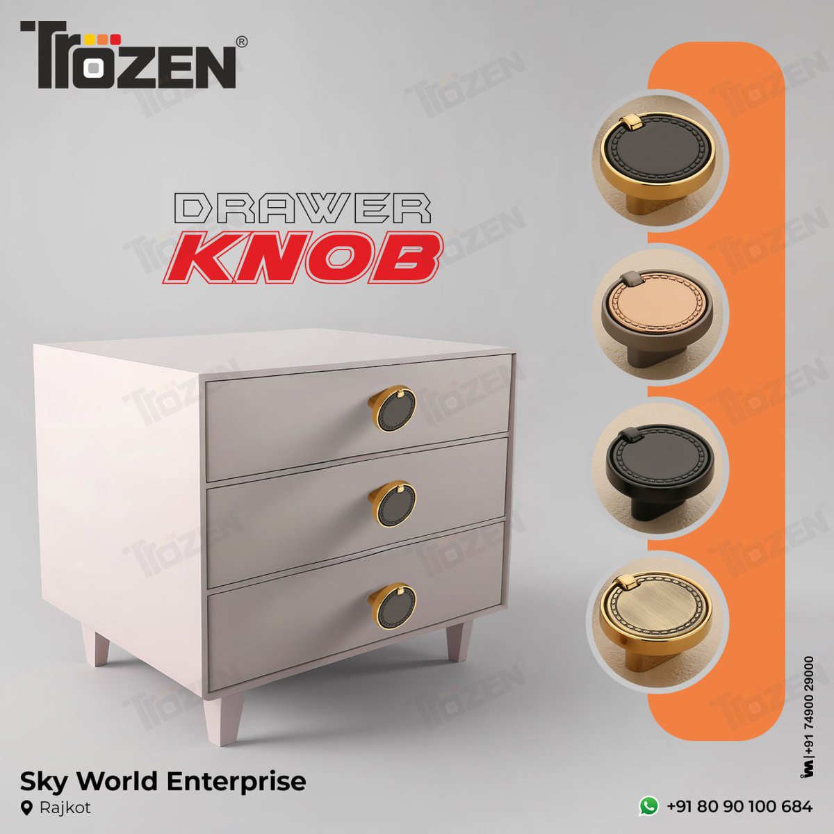 ibais_hardware's tweet photo. SKY WORLD ENTERPRISE (RAJKOT)
For enquiry via WhatsApp click:
https://t.co/6osNWwqezn
Customer Care :- +91 80 90 100 684
#drawerknob #pullknob #knob #hardwareaccessories #doors #doorhardware #fittingproduct
.
@ibais_hardware https://t.co/uJbXR1GYiL